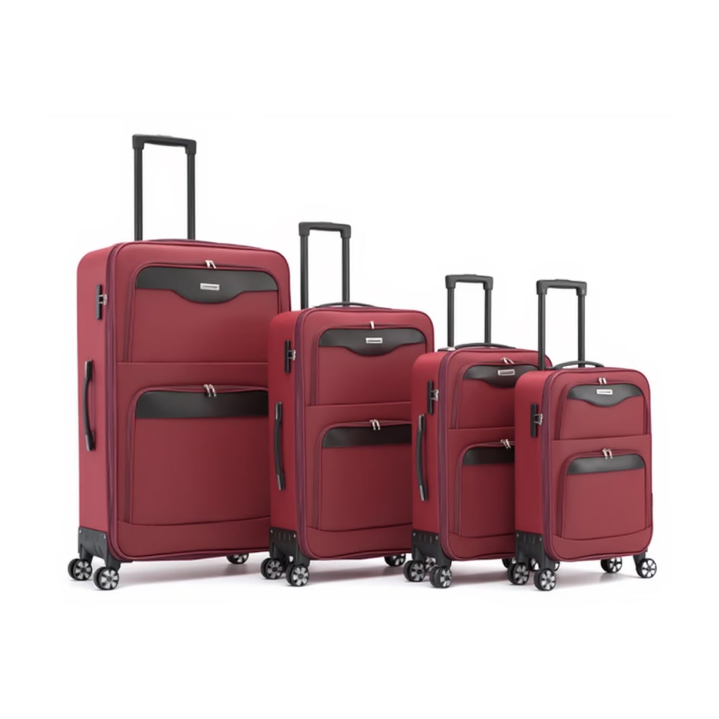 Expandable 4-Piece Soft-Sided Fabric Luggage Set - 19°/20°/28°/32°