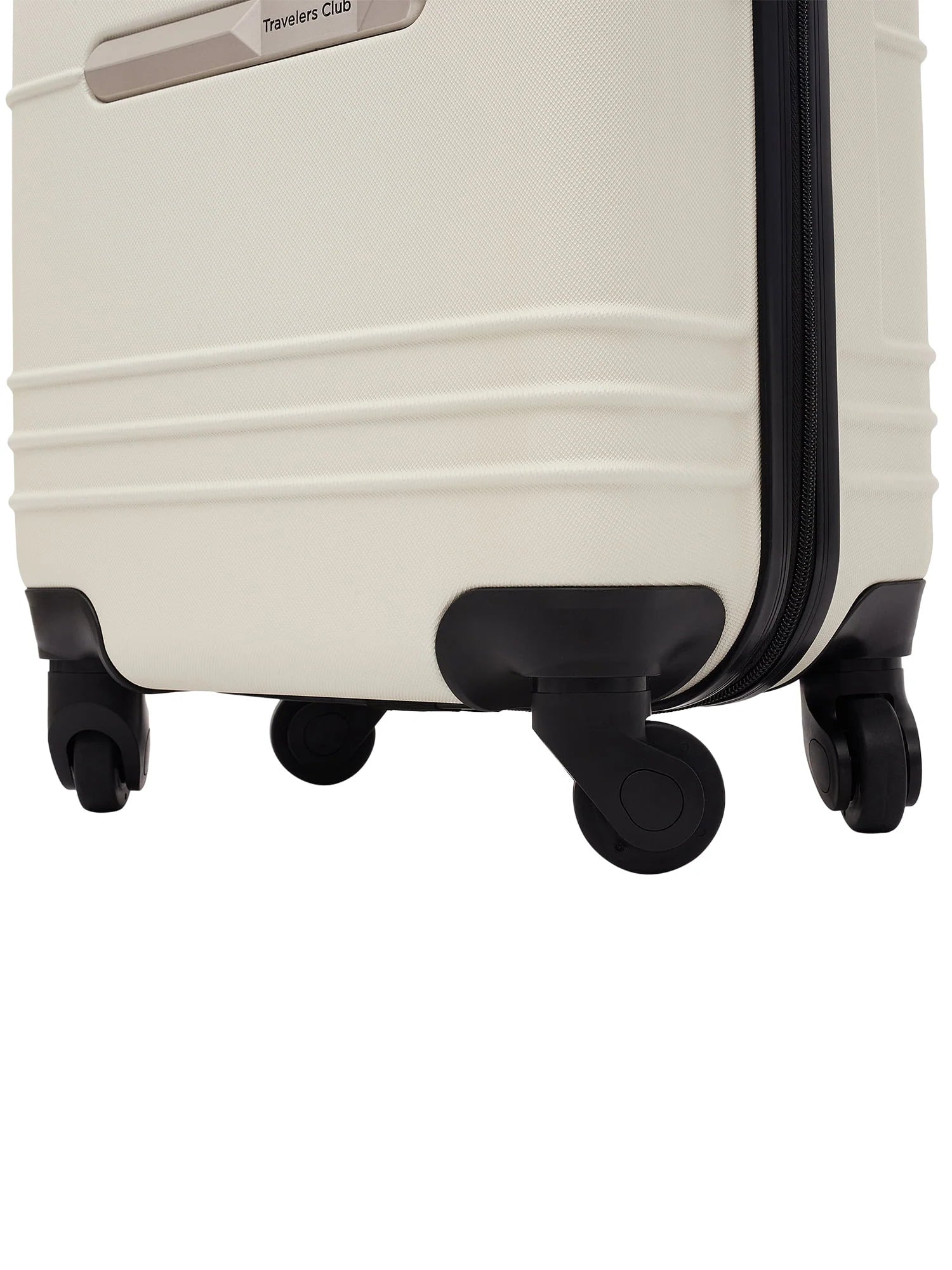Travelers Club Richmond Hardside 20" Rolling Carry-on Luggage - Bone white