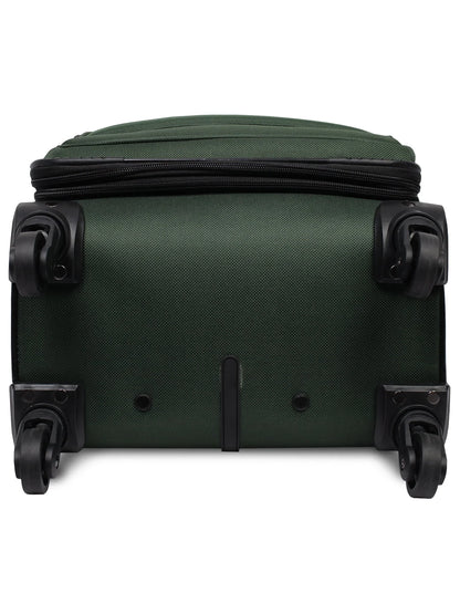 Protege 21" Carry-on Elliptic 4-Wheel Spinner Luggage, Green (Walmart Exclusive)