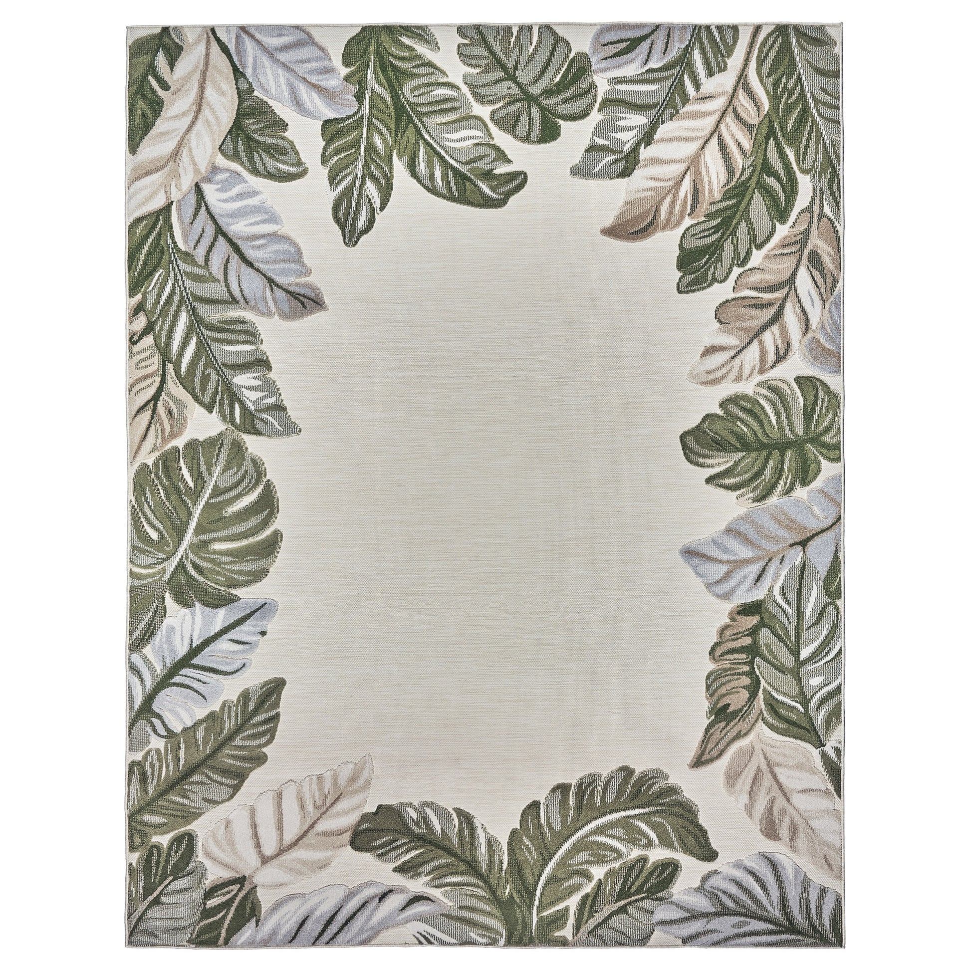 Laguna Indoor/Outdoor Area Rug, Molokai Ivory, 7’10” x 10’