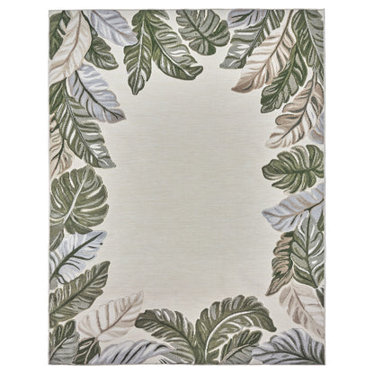 Laguna Indoor/Outdoor Area Rug, Molokai Ivory, 7’10” x 10’