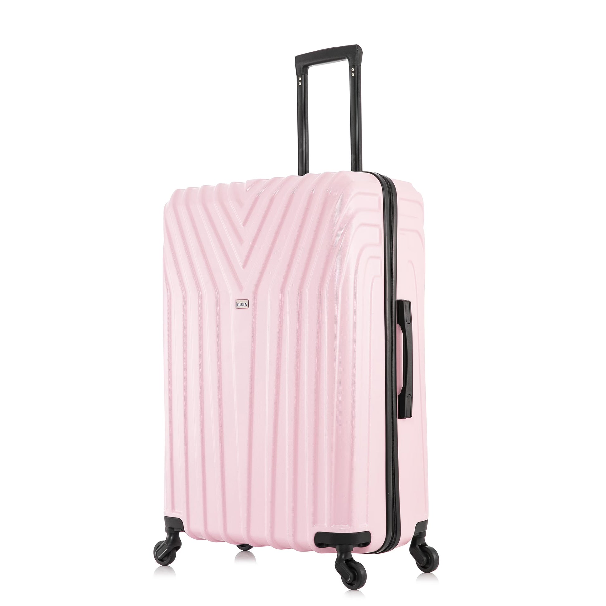 InUSA Vasty 28" Hardside Lightweight Luggage with Spinner Wheels, Handle, and Trolley, Gray
