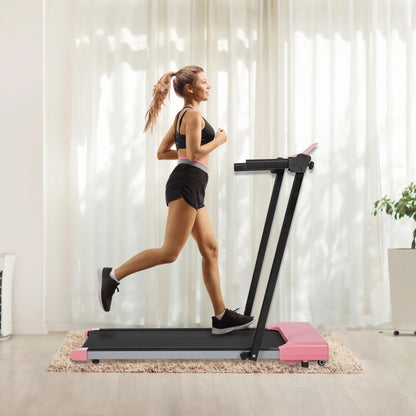Ambifirner Portable Folding Treadmill, 3.0 HP Foldable Compact Treadmill for Home Office with 300 LBS Capacity For Walking & Running