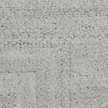 Obeetee Layla Braided Area Rug, Gray, 3' x 5'