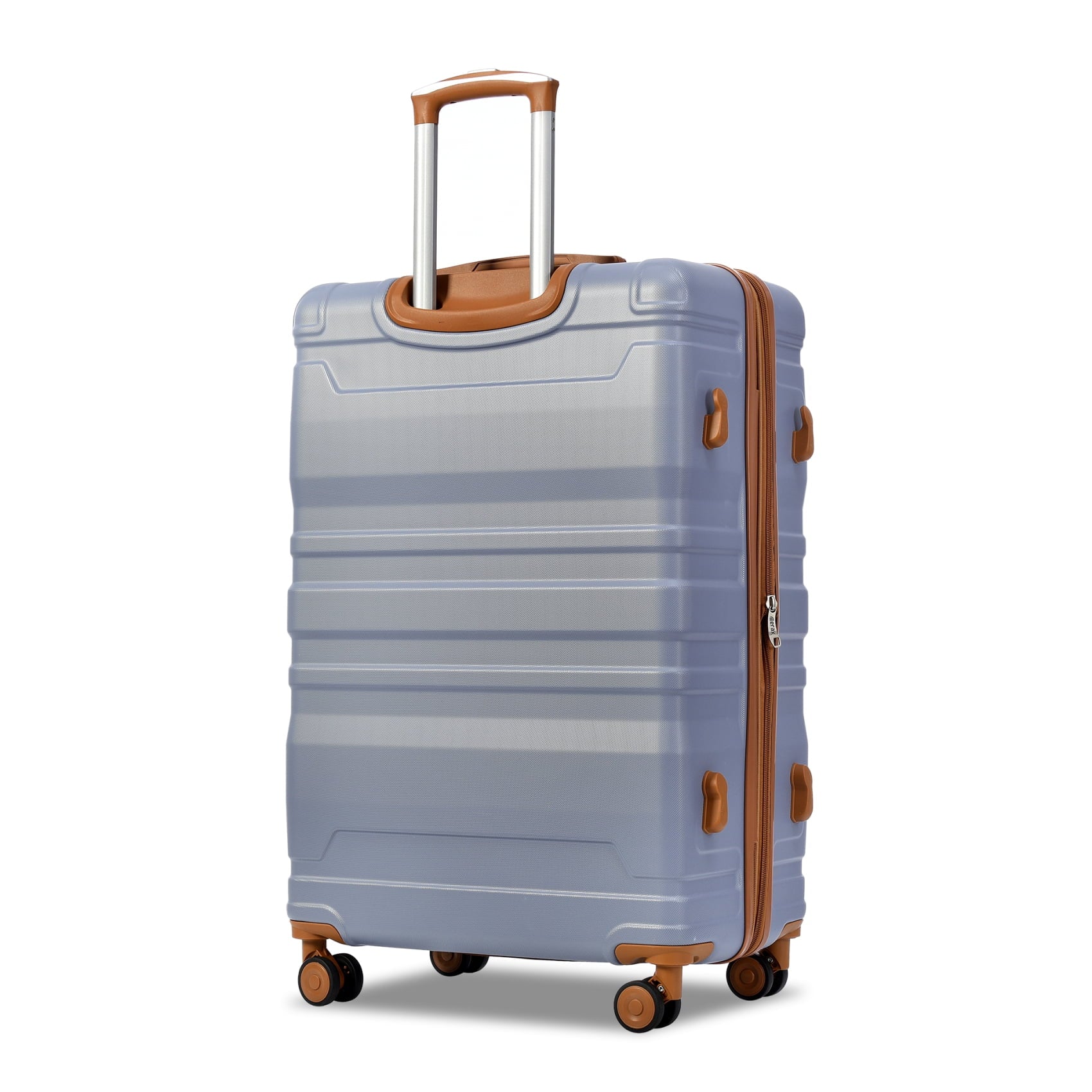 Luggage Suitcase 3 Piece Sets, New Model Expandable ABS Hardshell Luggage, Lightweight Carry-on Suitcase Sets with Spinner Wheels & TSA Lock, 20''/24''/28'', Blue Gray