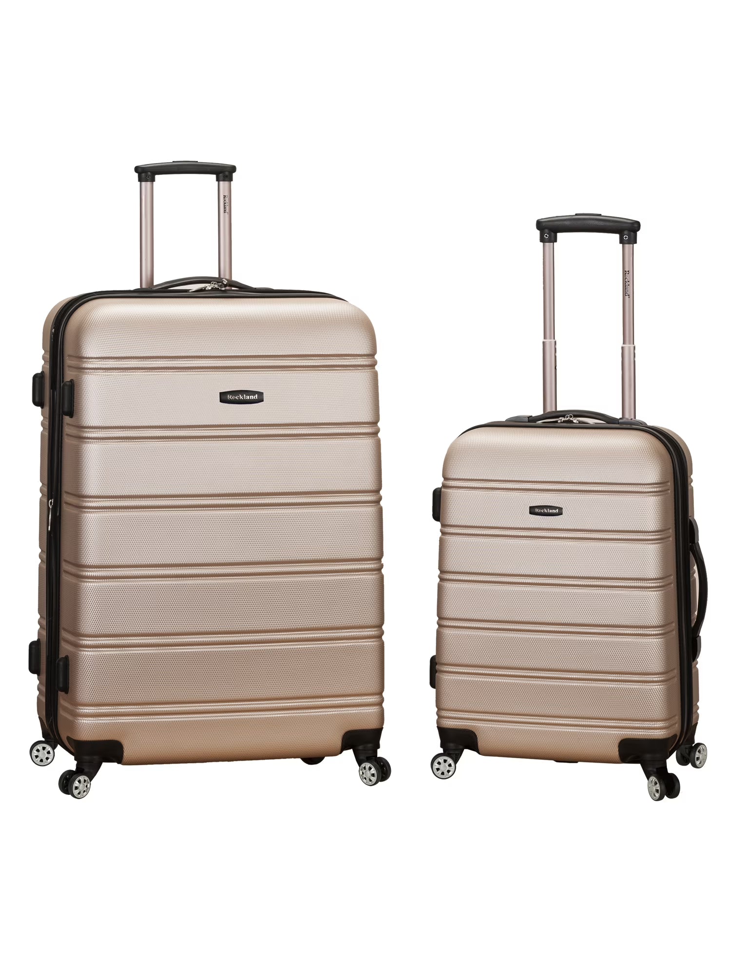 Rockland Melbourne 2 Piece Hardside Spinner Luggage Set