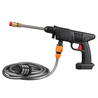 Mixfeer Cordless Pressure Washer, 50 PSI Portable Pressure Cleaner Handheld with One Battery and 24V 1500mAh Rechargeable Battery Electric Pressure Washer for Washing Cars, Watering Flowers, Cleani