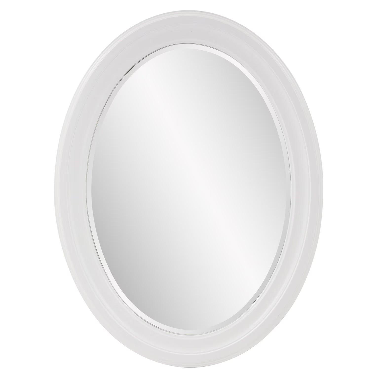 Tyler Dillon George Oval Matte Black Wall Mirror