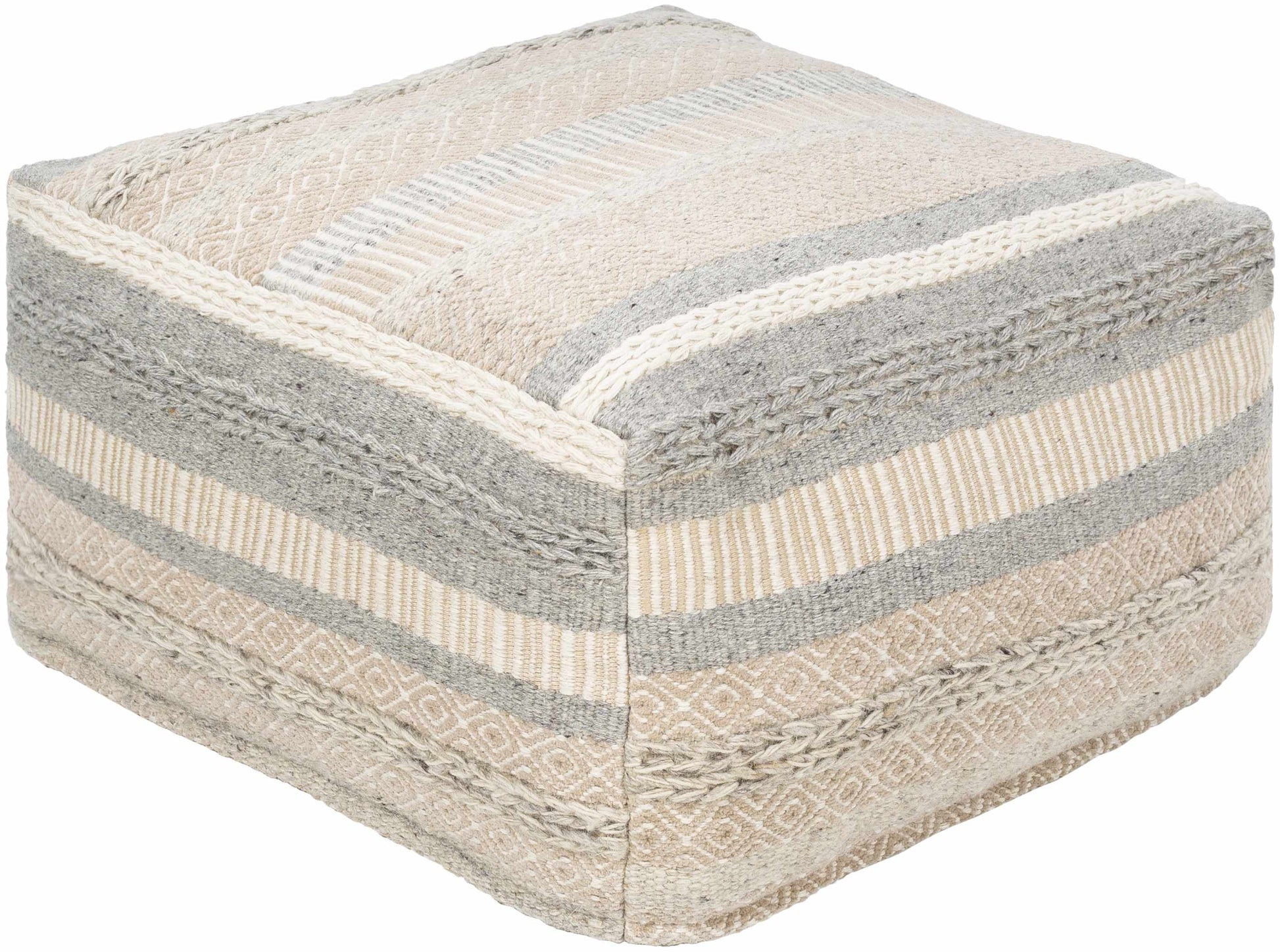 Hauteloom Bancroft 24" x 24" x 13" Pouf