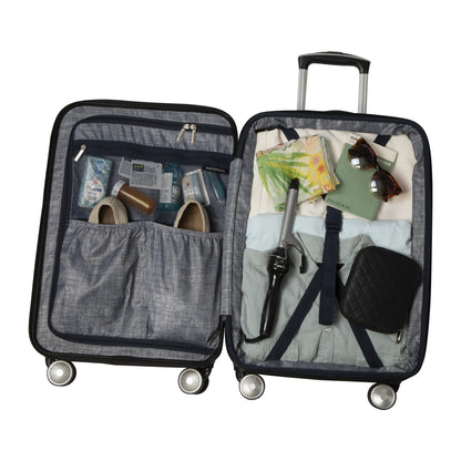 Ricardo Beverly Hills Anchor Bay Hardside 29" Expandable Checked Spinner Luggage, Charcoal