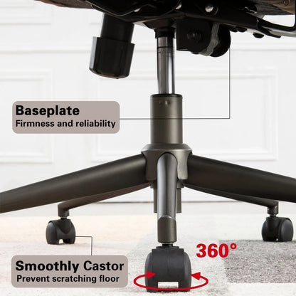 Ovios Ergonomic Office Chair High Back Computer Desk Deepen Seat Chair with Lumbar Support for Home Office