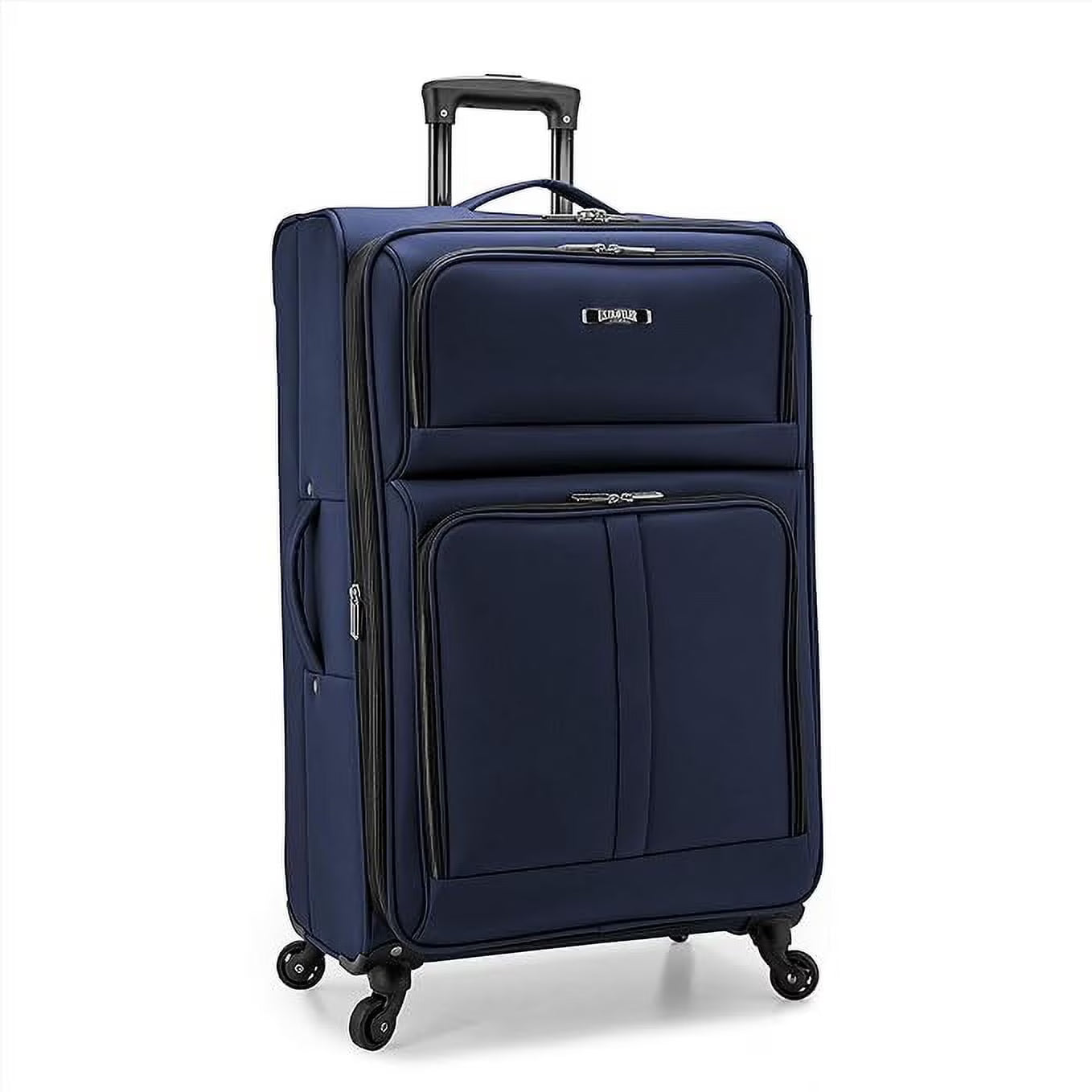 U.S. Traveler Anzio Softside Expandable Spinner Luggage, Dark Grey, 30" Checked Large