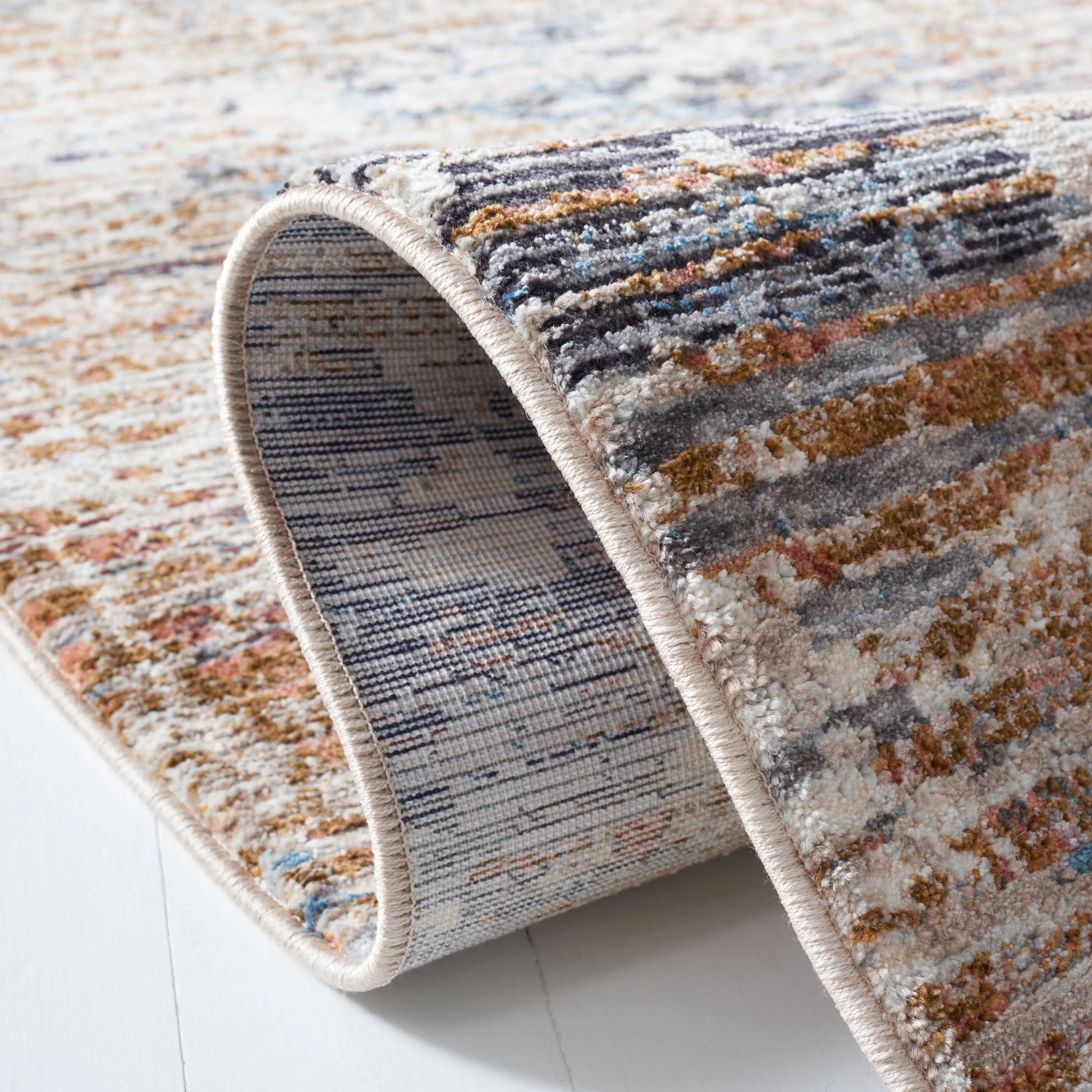 SAFAVIEH Limitee Arbor Abstract Area Rug, Beige/Beige, 8' x 10'