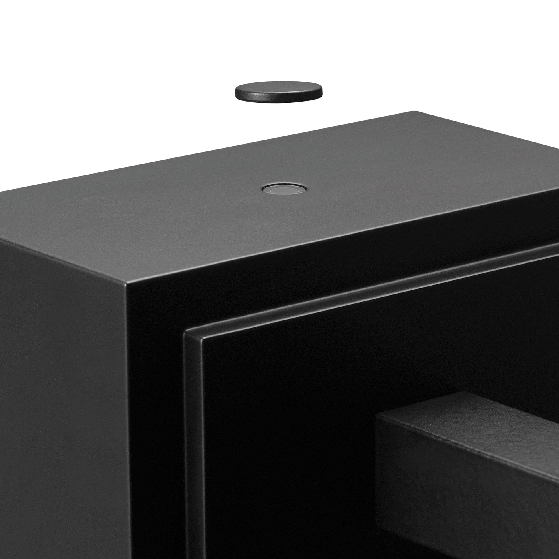 Globe Electric 14' Matte Black Outdoor Wall Light with GFCI Outlet