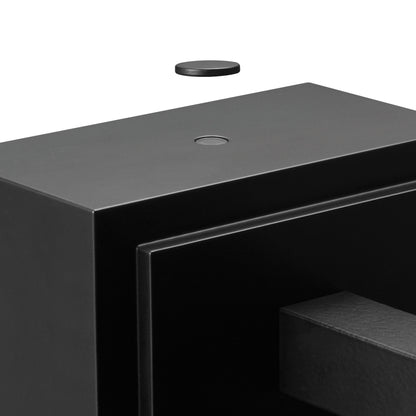 Globe Electric 14' Matte Black Outdoor Wall Light with GFCI Outlet