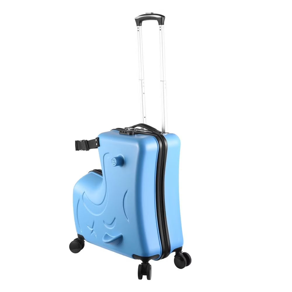 XIANERS Kids Luggage, Kids Ride-on Luggage with Spinner Wheels Suitcase, Kid's Ride-On Suitcase Help Your Child Relax, Carry On Trolley Luggage with Password Lock, 20"