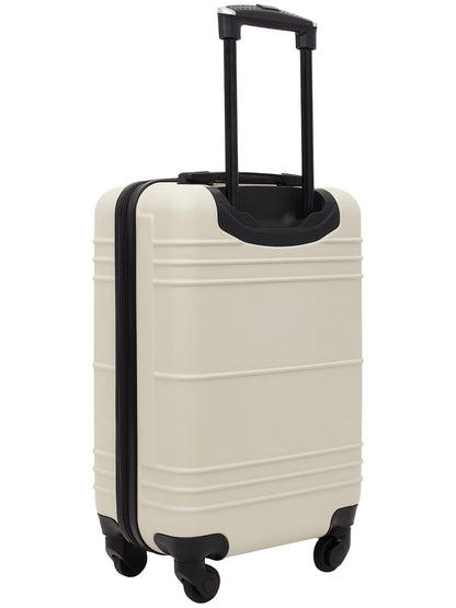 Travelers Club Richmond Hardside 20" Rolling Carry-on Luggage - Bone white