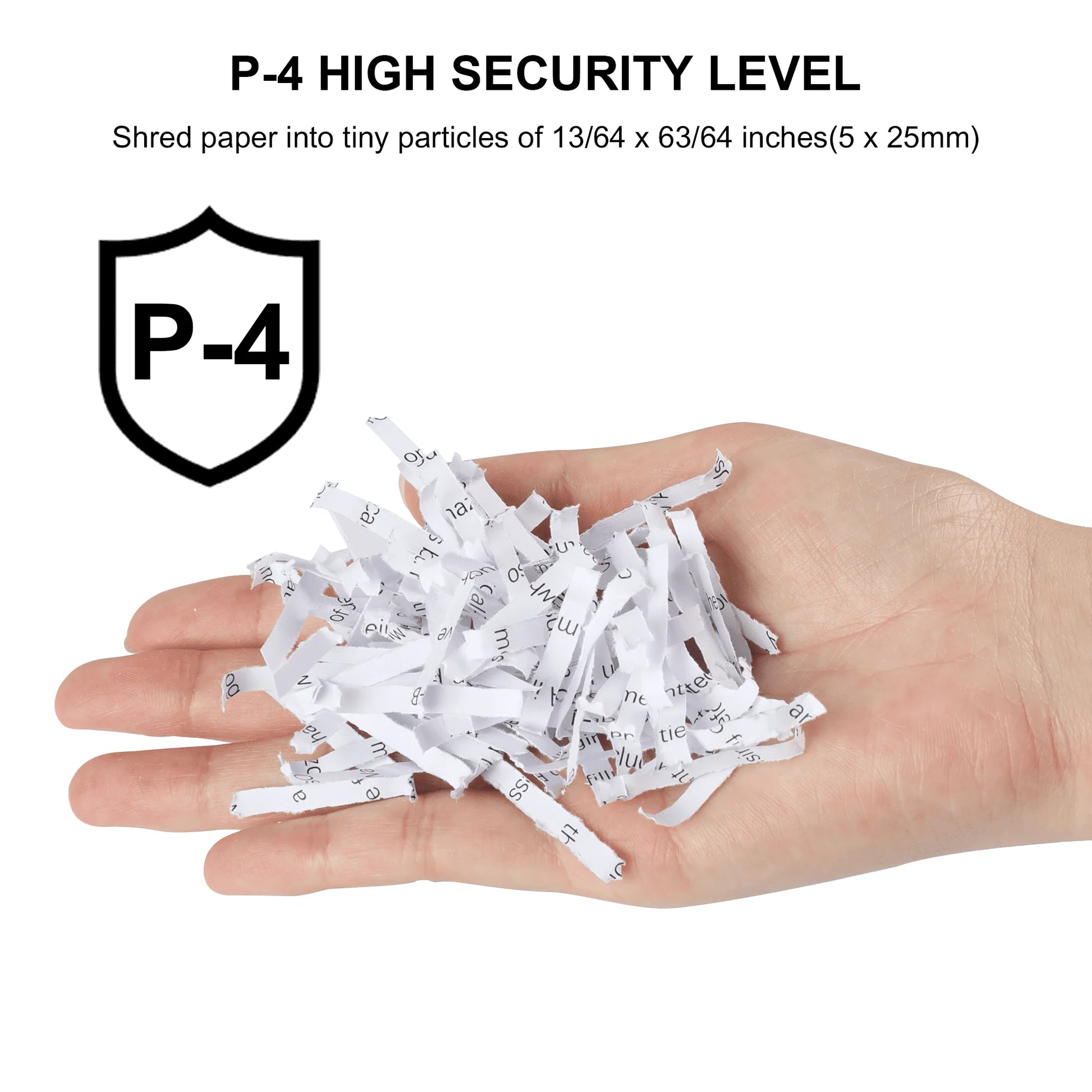 Bonsaii Paper Shredder 18-Sheet Cross-Cut Shredder for Home Office with Wastebasket