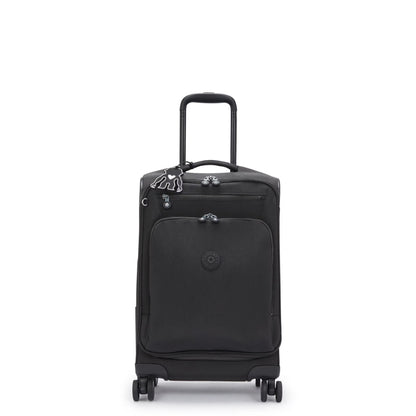 Kipling New Youri Spin Small 4 Wheeled Rolling Luggage Black Noir