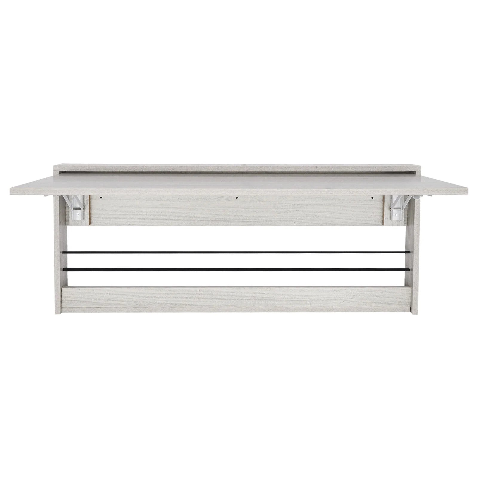 Wall-Mounted Folding Tables, Rectangular Wall-Mounted Folding Tables, Floating Tables for Study, Home Office Workstations, Bedroom, Kitchen Dining Function Hanging Tables