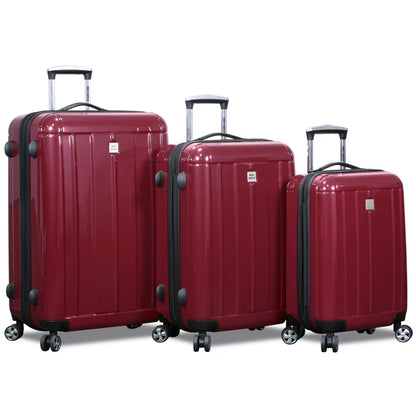World Traveler Contour Hardside 3-Piece Spinner Luggage Set - Yellow