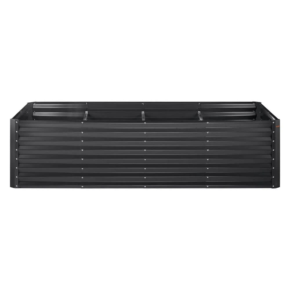Topcobe Galvanized Raised Garden Bed Planter Box, Planters for Outdoor Plants, Flower Vegetable, 94.5x47.2x23.6"