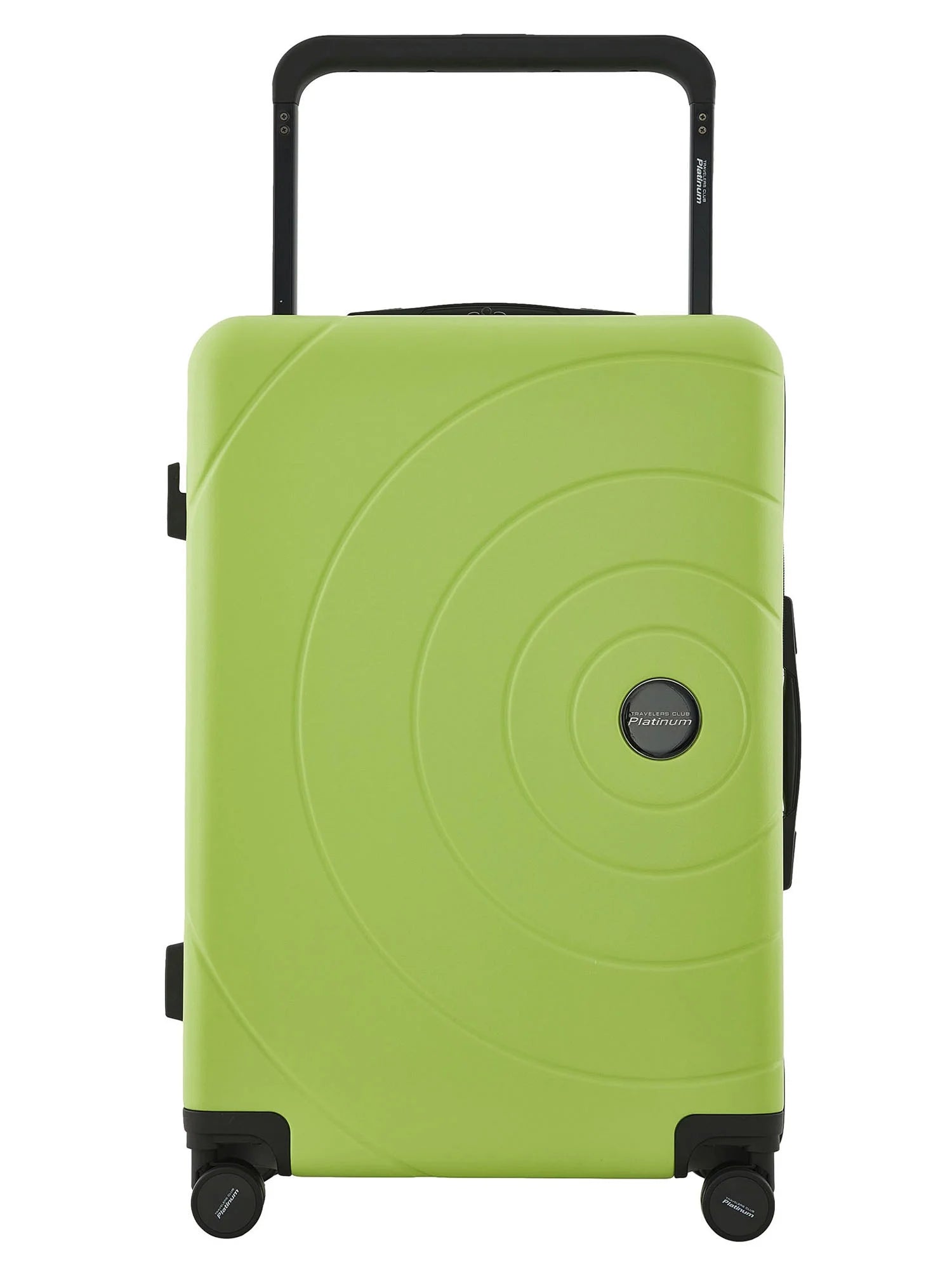 Travelers Club 2pc Rolling Hard Case Travel Luggage Set with Extra Wide Telescopic Handle , Lime