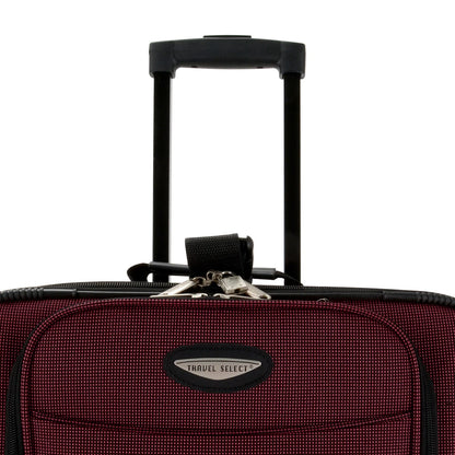 Travel Select Amsterdam Expandable Rolling Upright Luggage, Burgundy, 29" Checked Large