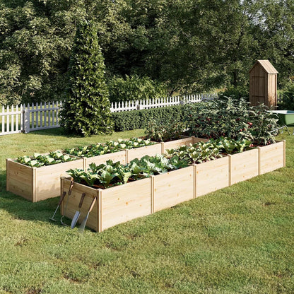 Jocisland Wooden Raised Garden Bed for Outdoor, Deep Large Planter Box for Gardening, Vegetables, Flowers, Herbs8°6°2FT