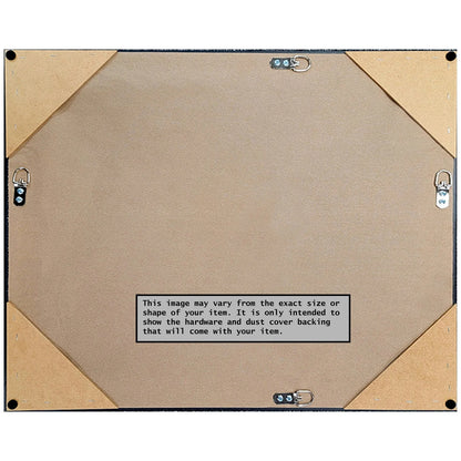 Amanti Art Beveled Wood Wall Mirror - Madison Black Frame 18.50 x 22.50
