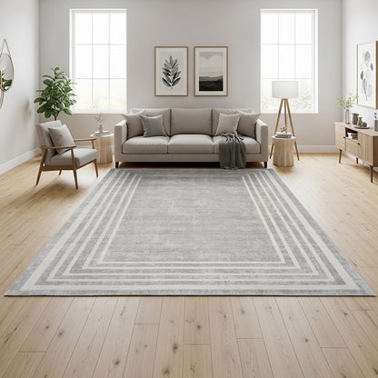 Sasha Area Rug, Damson Gray, 8’8” x 13’