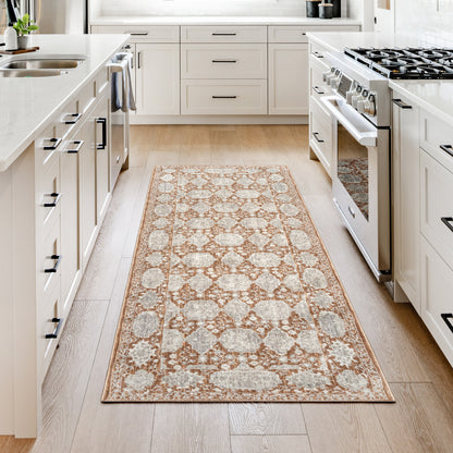 Prima Area Rug Collection, Eta Rust