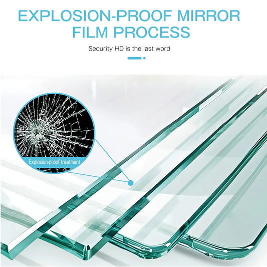 47" x 22" Modern Rectangle Full Length Mirror Floor Mirror with Bracket,Black