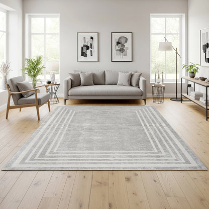 Sasha Area Rug, Damson Gray, 7’10” x 10’