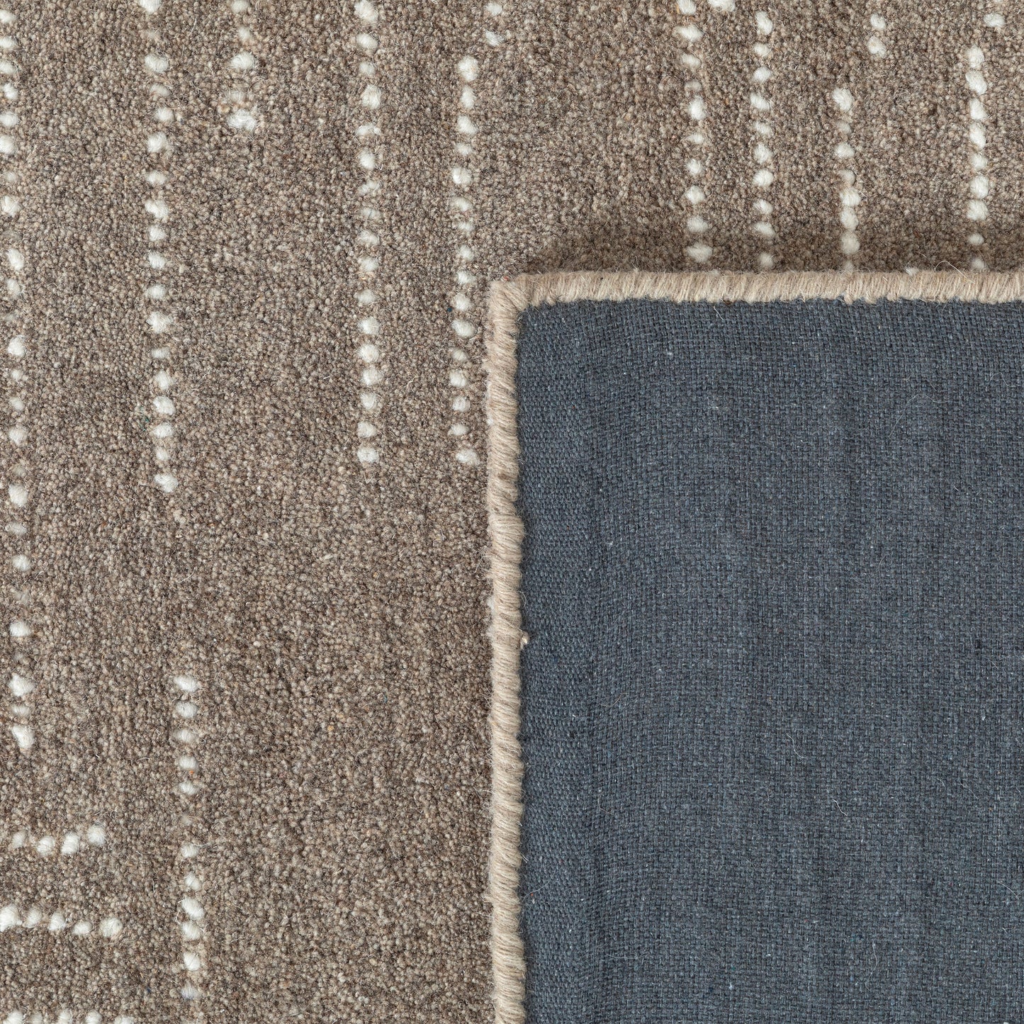 Obeetee Nomad Wool Area Rug Collection, Zen Coffee