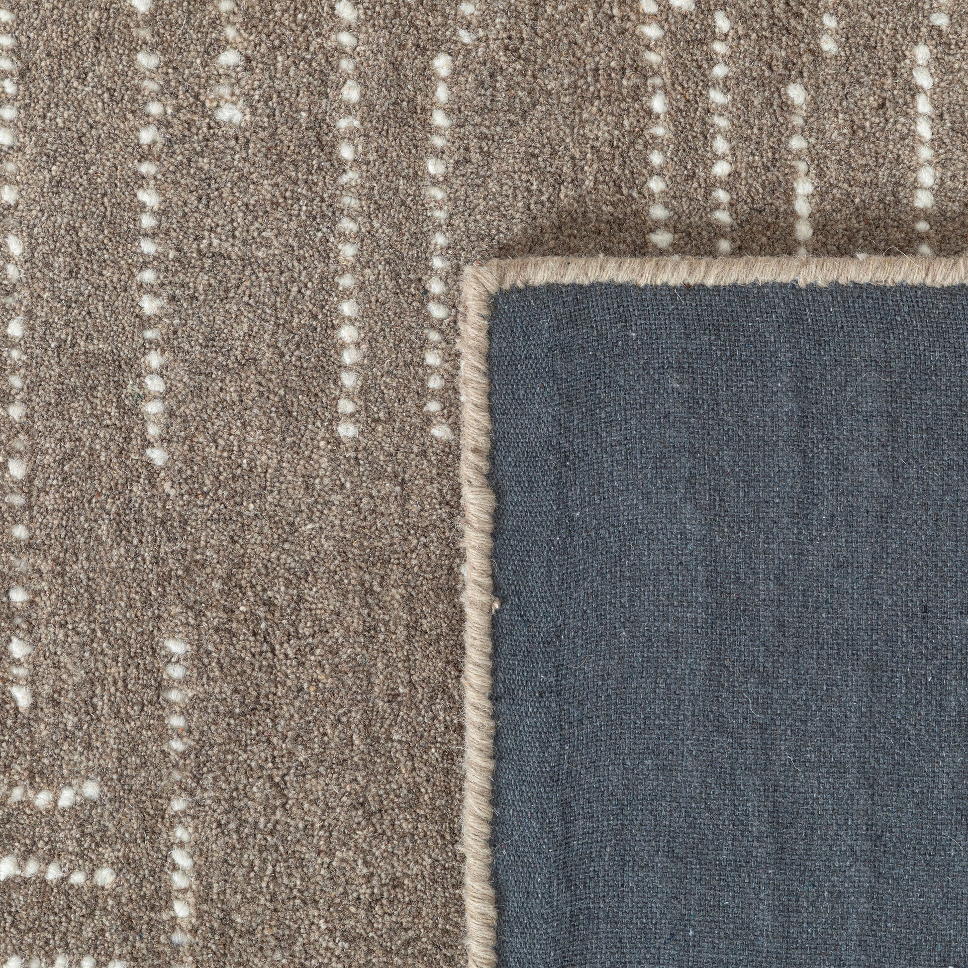 Obeetee Nomad Wool Area Rug Collection, Zen Coffee