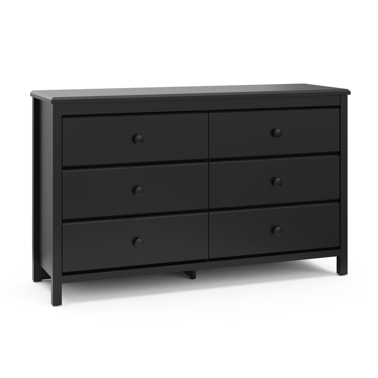 Storkcraft Alpine 6 Drawer Nursery Double Dresser, White