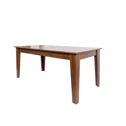 106" Expandable Dining Table for Small Spaces, Space-Saving Extendable Kitchen Table with Scratch-Resistant Surface, Multi-Functional Walnut Finish for Family Meals & Home Office Use