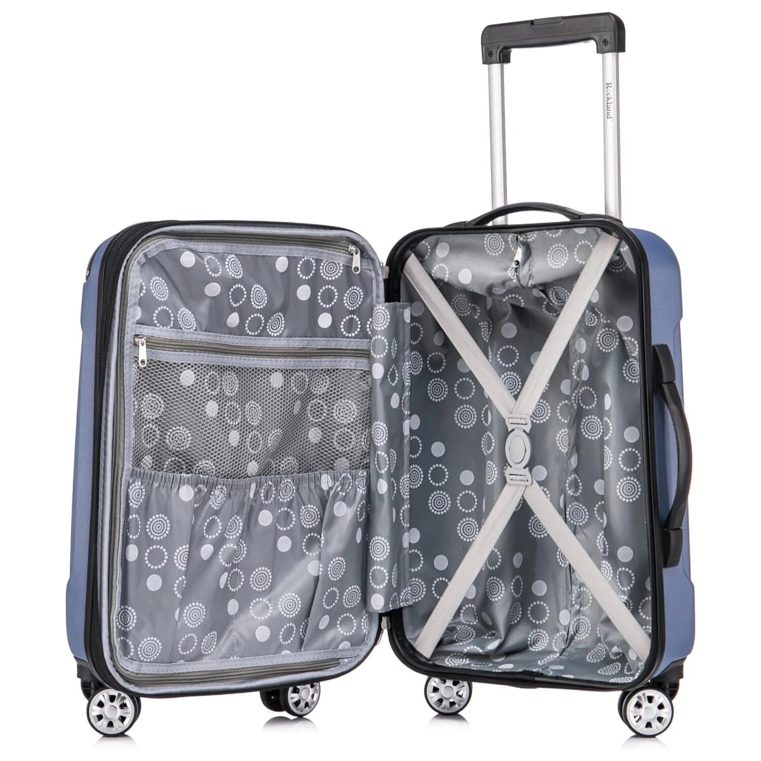 ROCKLAND London Hardside Spinner Wheel Luggage, Carry-On 20-Inch and Tote 14-Inch