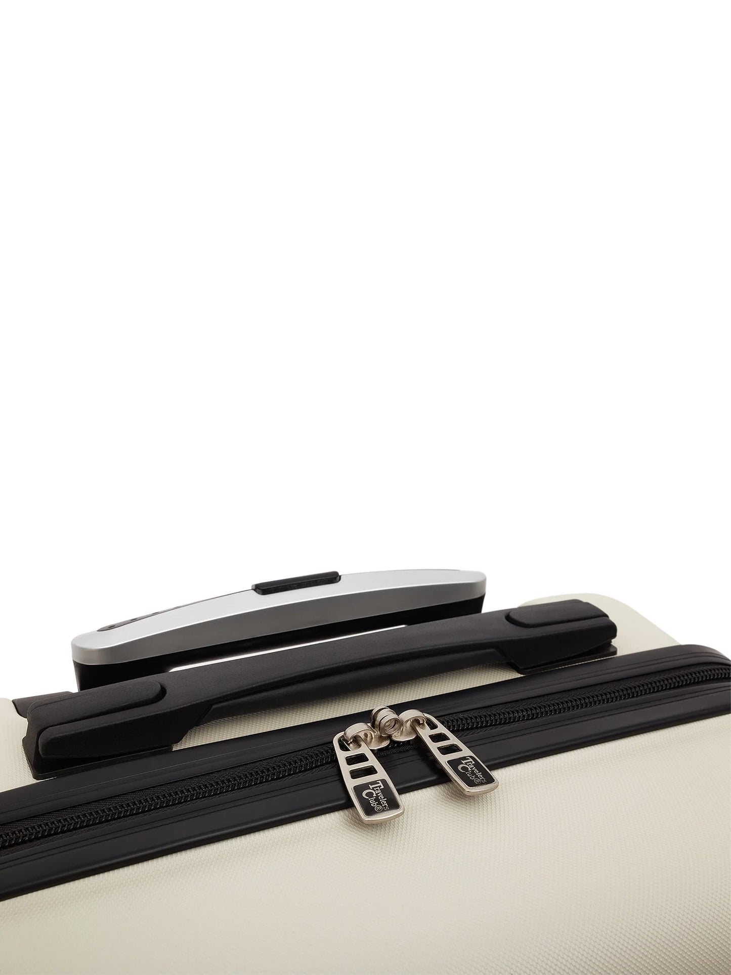 Travelers Club Richmond Hardside 20" Rolling Carry-on Luggage - Bone white