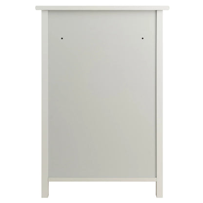 Winsome Delta Home Office File Cabinet, White Finish