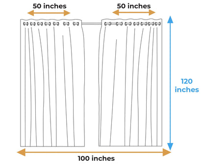 Hummingbirds Grommet Curtain, Birds and Flowers Monochromic Classical Design Nostalgia Ornate, Decorative 2-Panel Window Drapes for Bedroom Living Room, 50" x 120", Cream Beige Brown, by Ambesonne