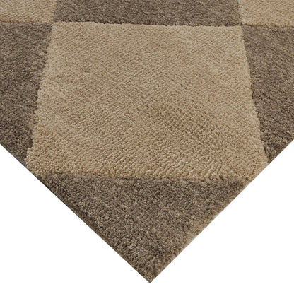 Better Homes & Gardens Brown Diamond Indoor 8' x 10' Area Rug