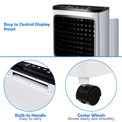 Gymax Evaporative Air Cooler Fan w/3 Modes and Speeds Home Office