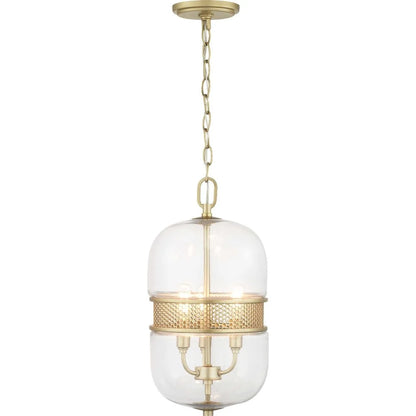 P500156-015-Progress Lighting-Cayce - Pendants Light - 3 Light - Globe Shade in Bohemian and Luxe and Mid-Century Modern style - 9 Inches wide by