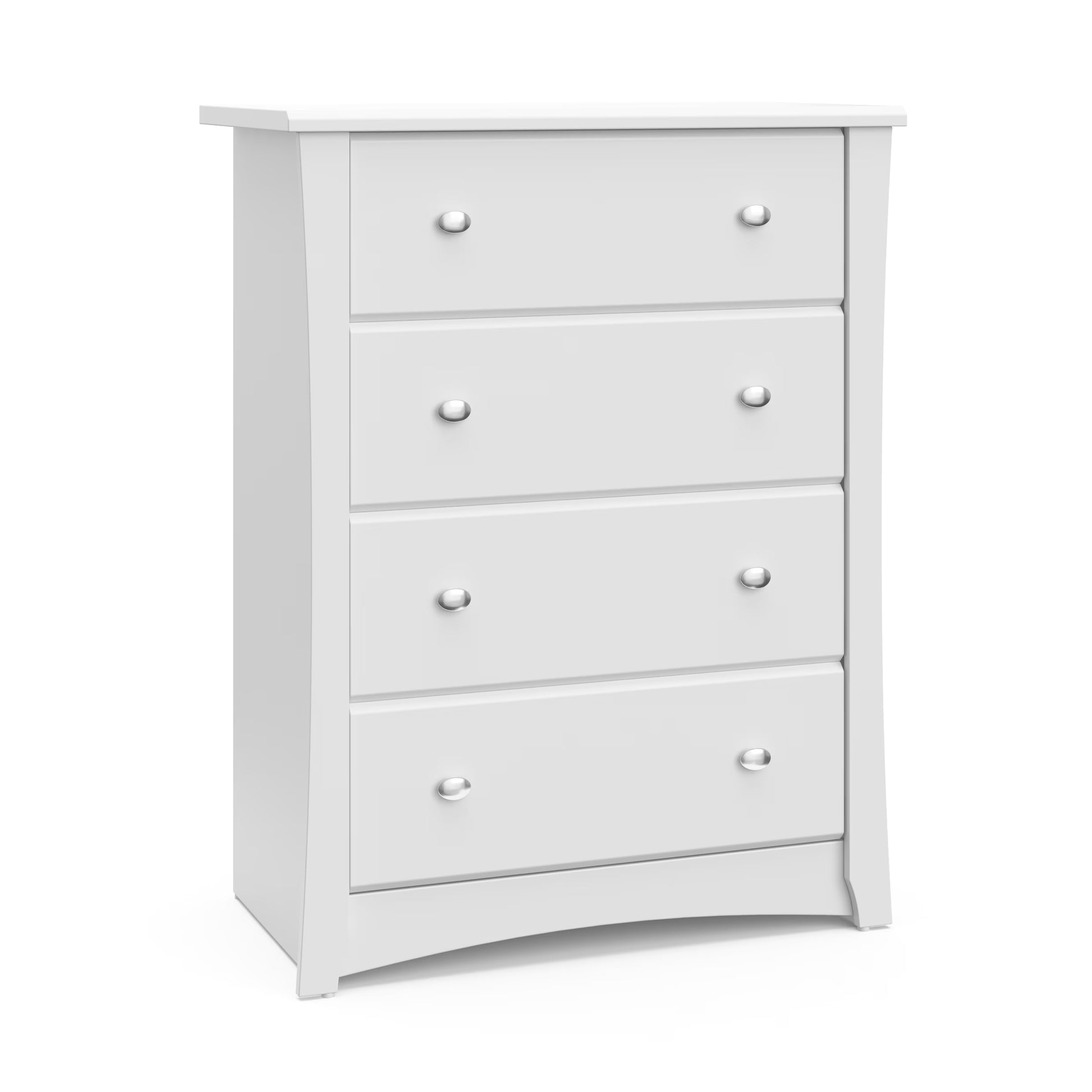 Storkcraft Crescent 4 Drawer Childrens Nursery Dresser, Espresso
