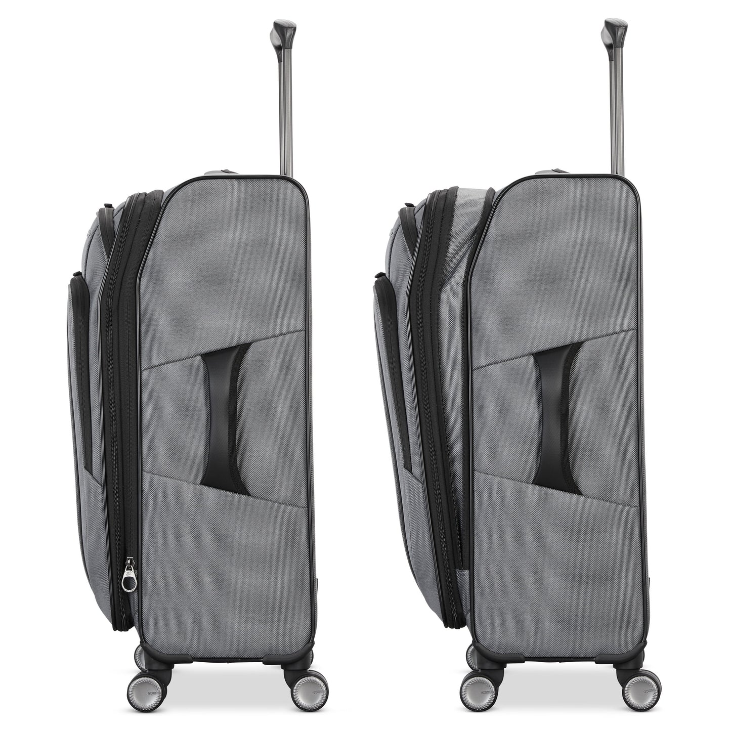 American Tourister Dash XLT Softside Carry On Luggage with Spinner Wheels Single Piece - Black