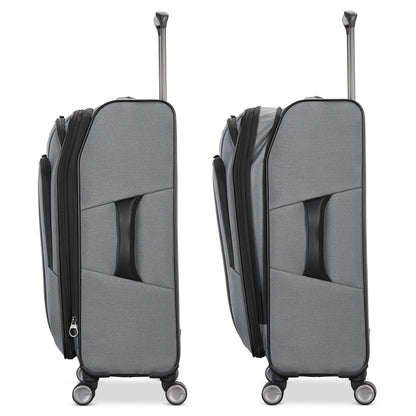 American Tourister Dash XLT Softside Carry On Luggage with Spinner Wheels Single Piece - Black