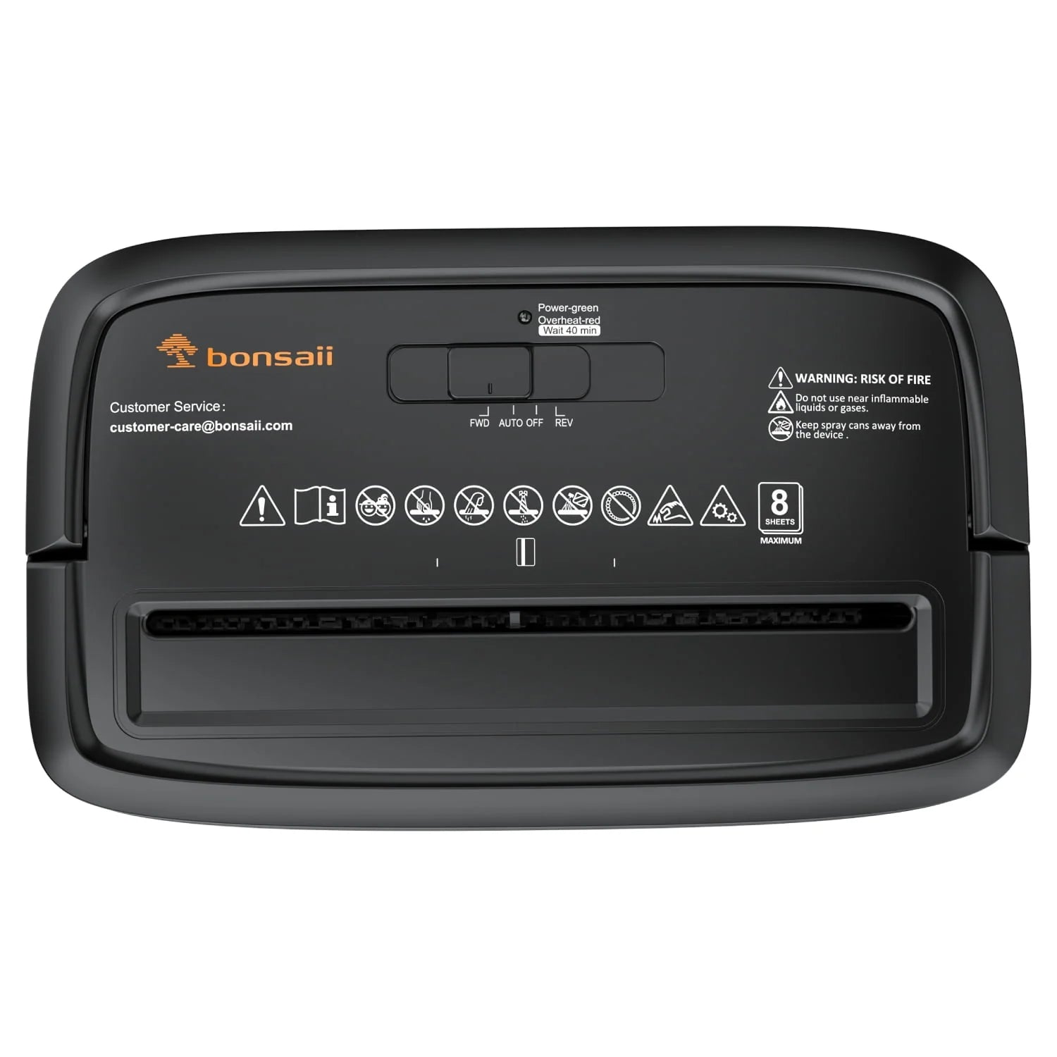 8-Sheet Cross Cut Paper Shredder for Home Office Use