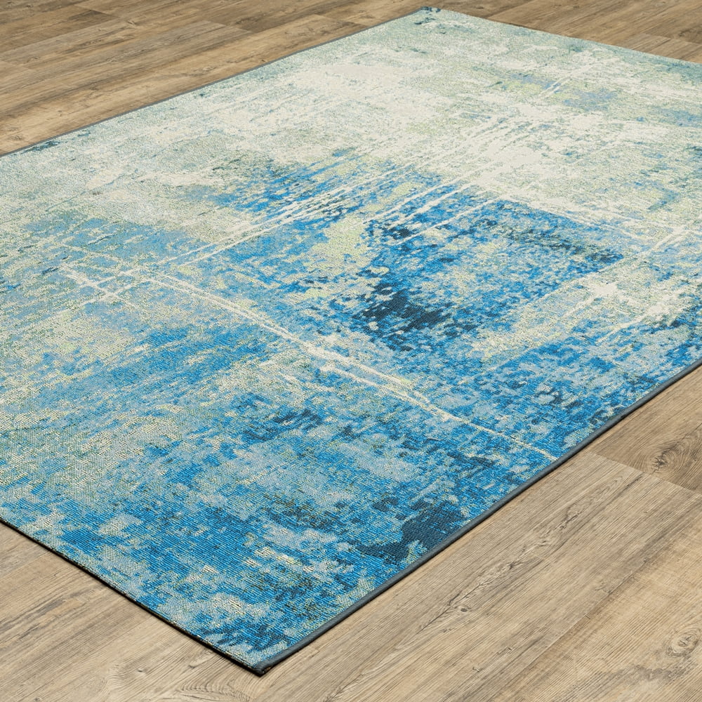 Oriental Weavers Naples Area Rug 359XI Outdoor Beige Abstract 9'10" X 12'10" Rectangle